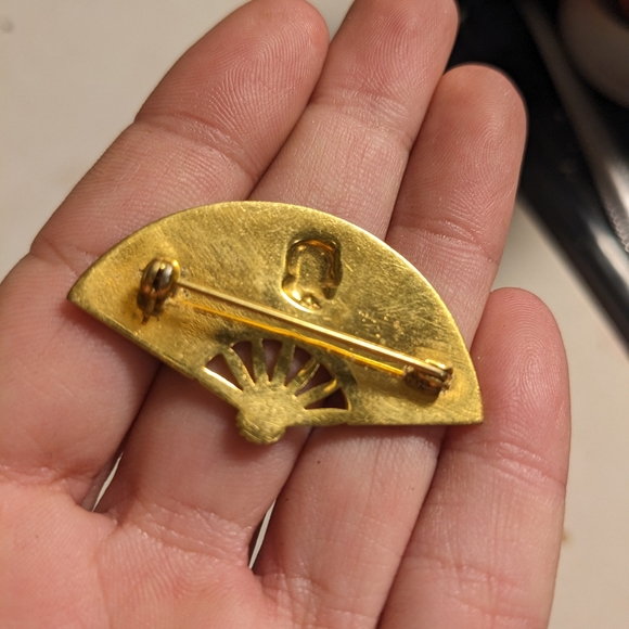 VTG Damascene Spanish Toledo Brooch - Picture 2 of 4